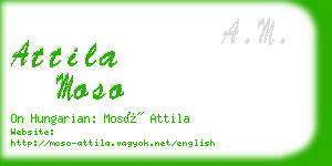 attila moso business card